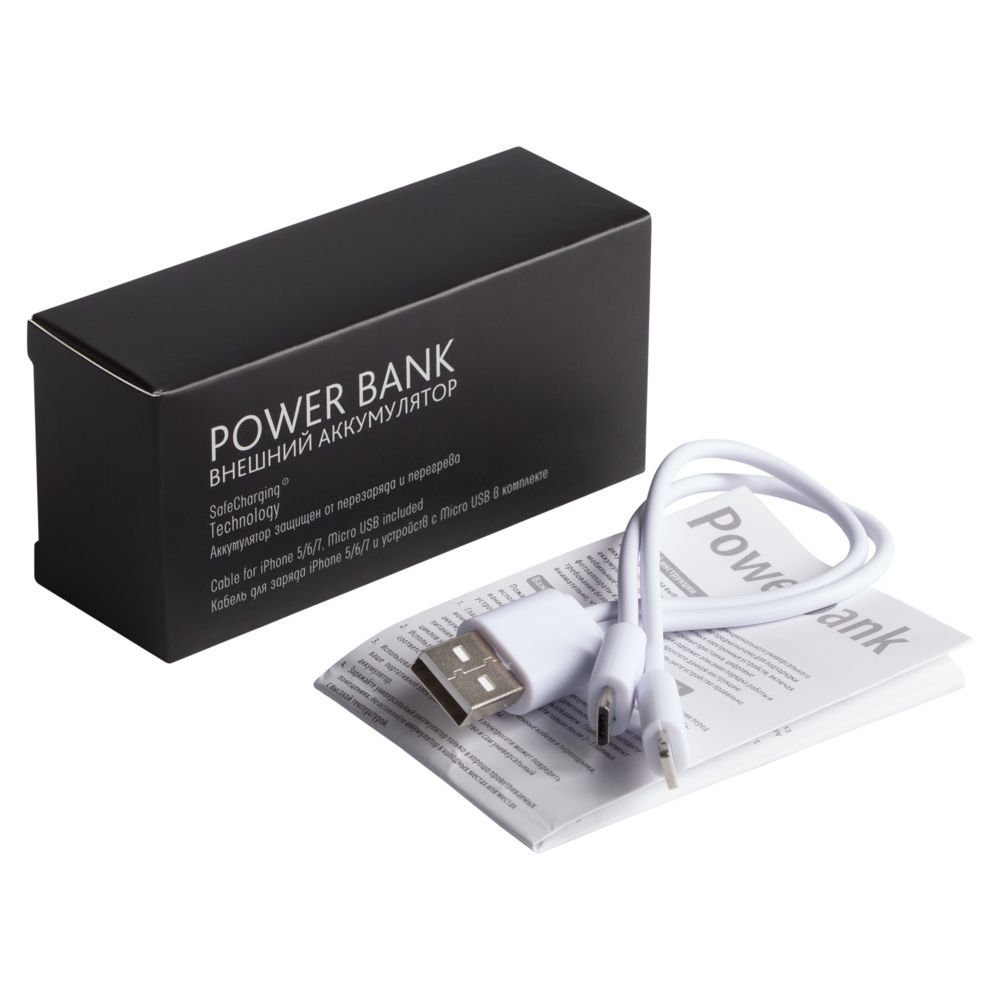 Внешний аккумулятор Easy Metal 2200 мАч, бирюзовый_5