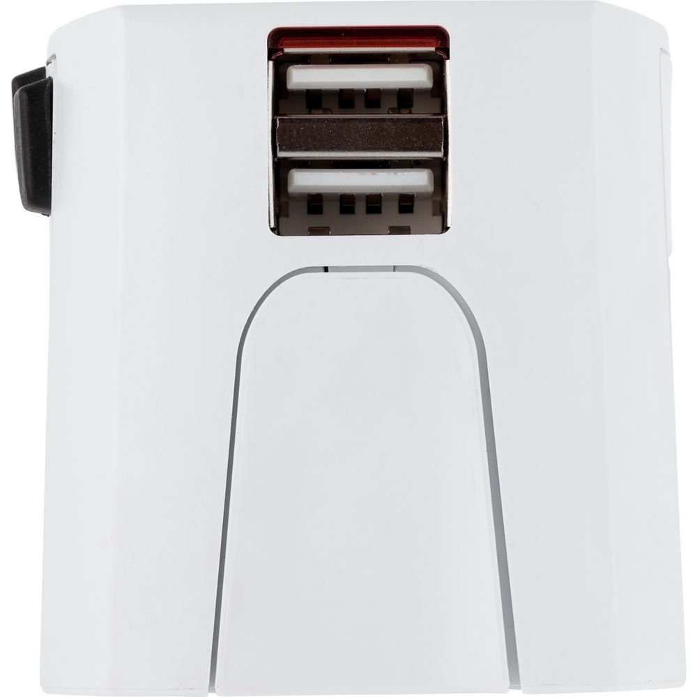 Зарядное устройство S-Kross MUV USB для путешествий, белое_4