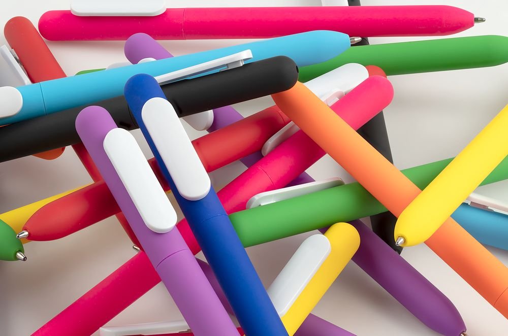 Ручка шариковая Slider Soft Touch, черная с белым_4
