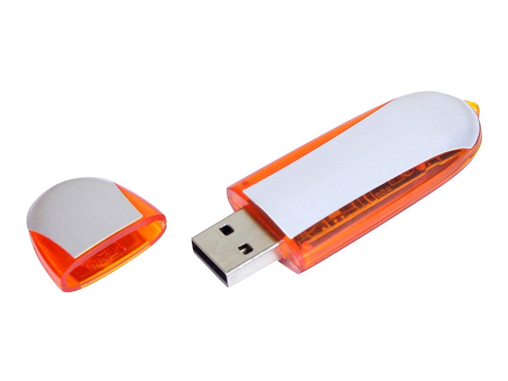 USB 3.0- флешка промо на 32 Гб овальной формы_1