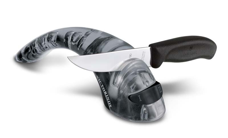 Точилка VICTORINOX для кухонных ножей, с 2 керамическими дисками, чёрная_1