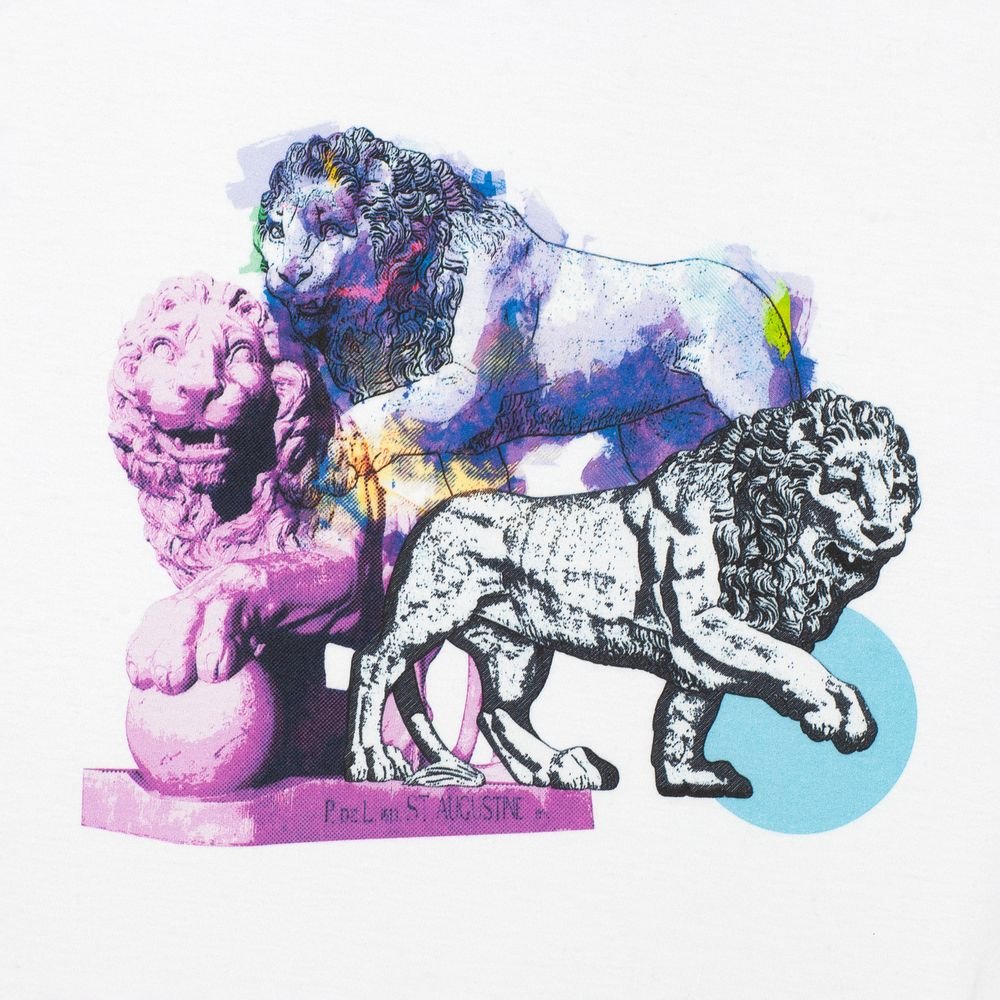 Футболка LionMe, женская, белая_2