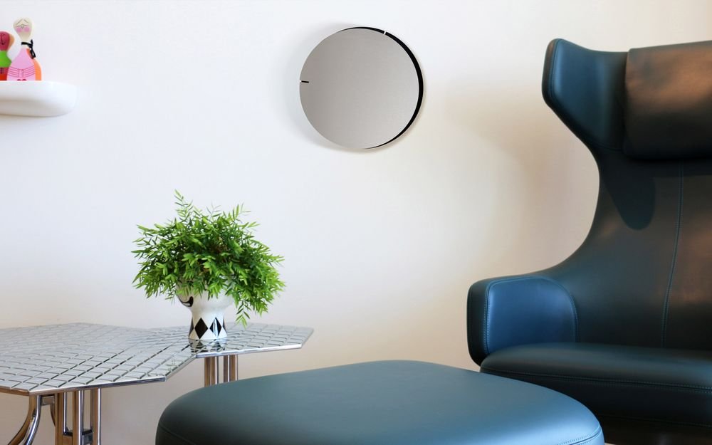 Часы настенные Melancholia Clock, серебристые_4