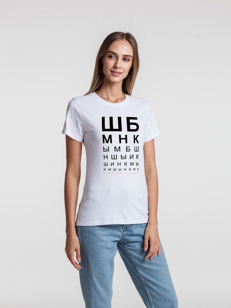 Футболка женская «ШБМНК», белая_4