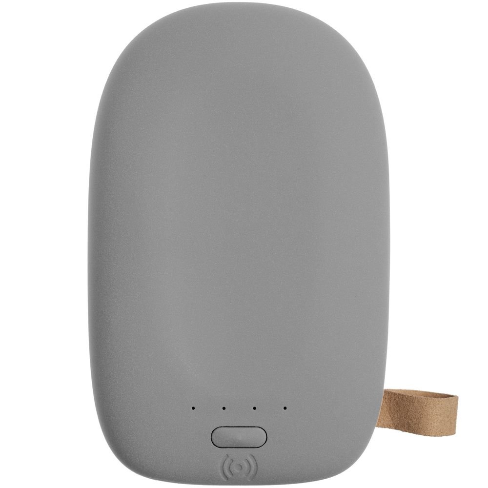 Аккумулятор с беспроводной зарядкой Pebble Wireless 9000 мАч, серый_3