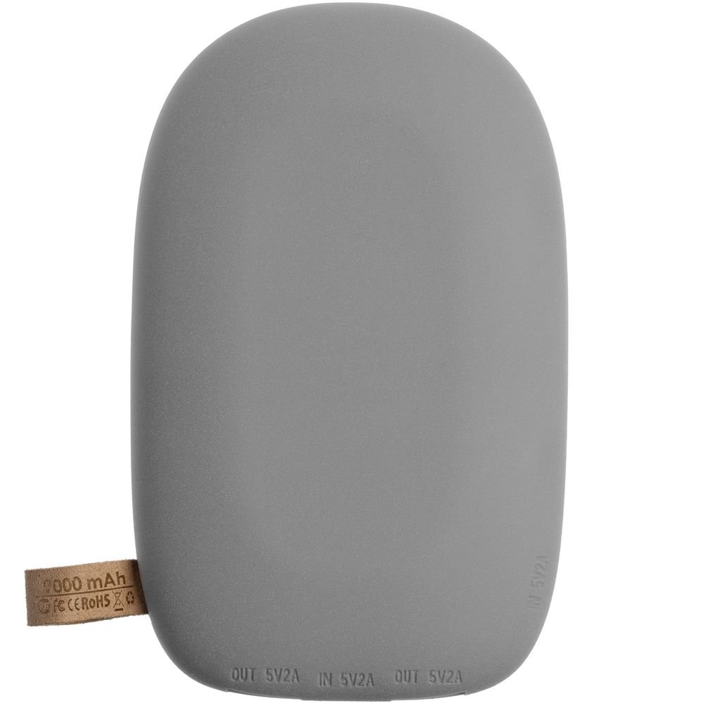 Аккумулятор с беспроводной зарядкой Pebble Wireless 9000 мАч, серый_2