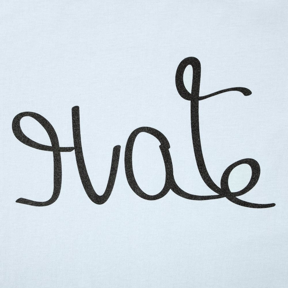 Футболка женская Hate-Love, голубая_4