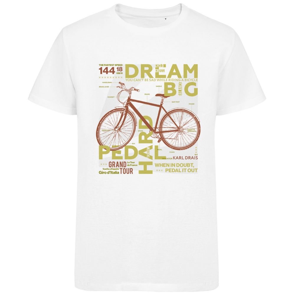 Футболка Bicycle, белая_1