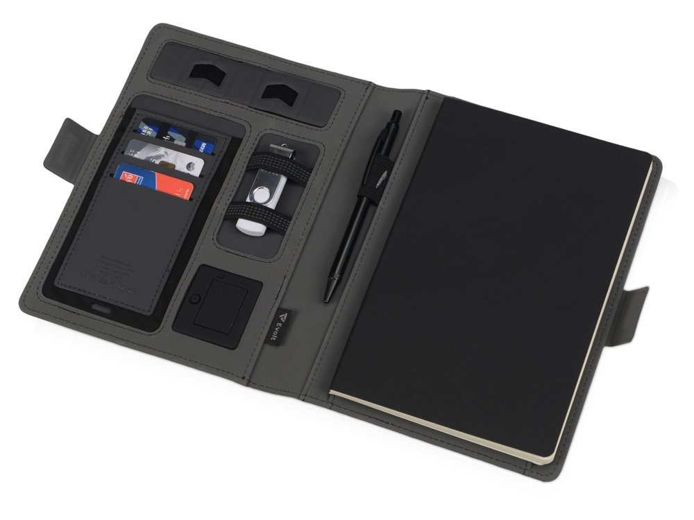Органайзер с беспроводной зарядкой Powernote, 5000 mAh_2