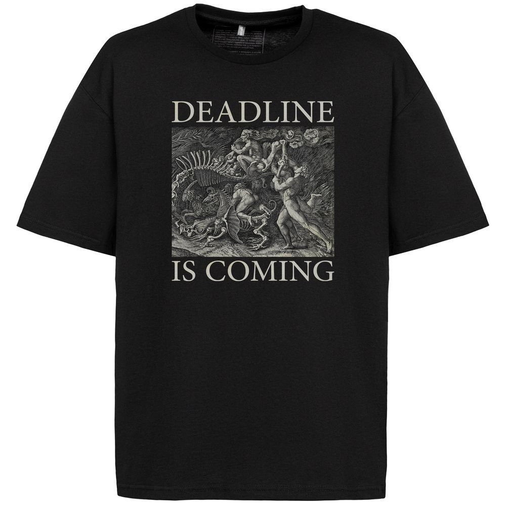 Футболка оверсайз Deadline, черная_2
