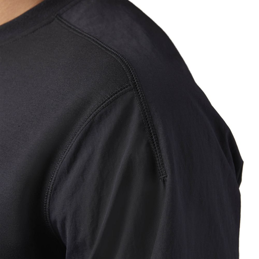 Толстовка мужская Training Supply Crew Neck, черная_3
