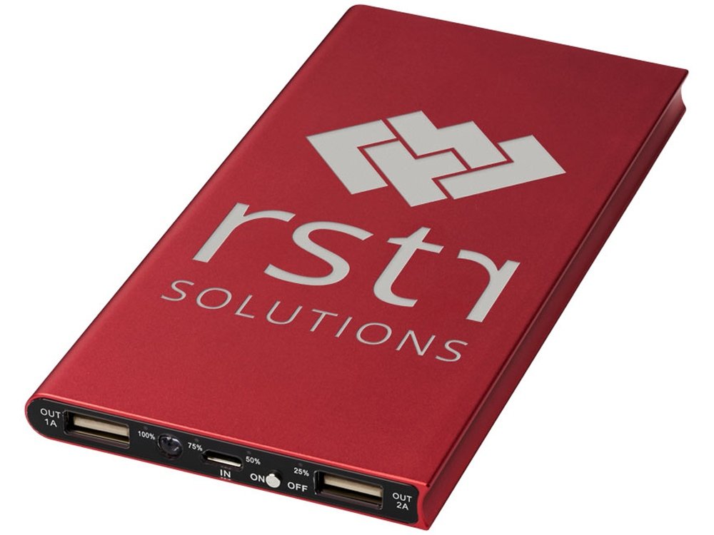 Портативное зарядное устройство Plate, 8000 mAh_7