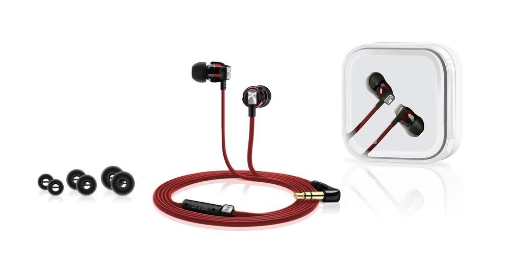 Наушники Sennheiser CX 3.00 внутриканальные, красные_2