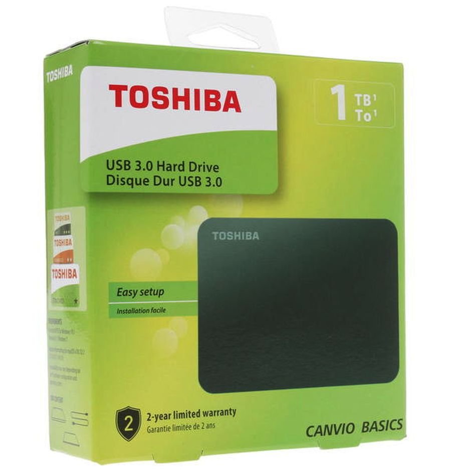 Внешний диск Toshiba Canvio, USB 3.0, 1Тб, черный_4