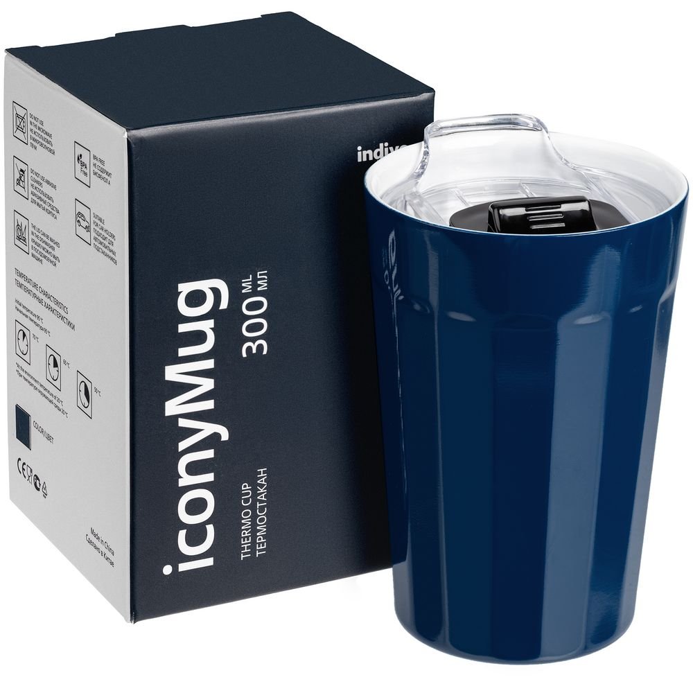Термостакан iconyMug, темно-синий_4