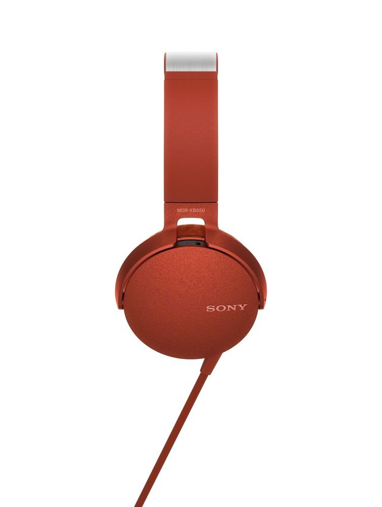 Наушники Sony XB-550, красные_1
