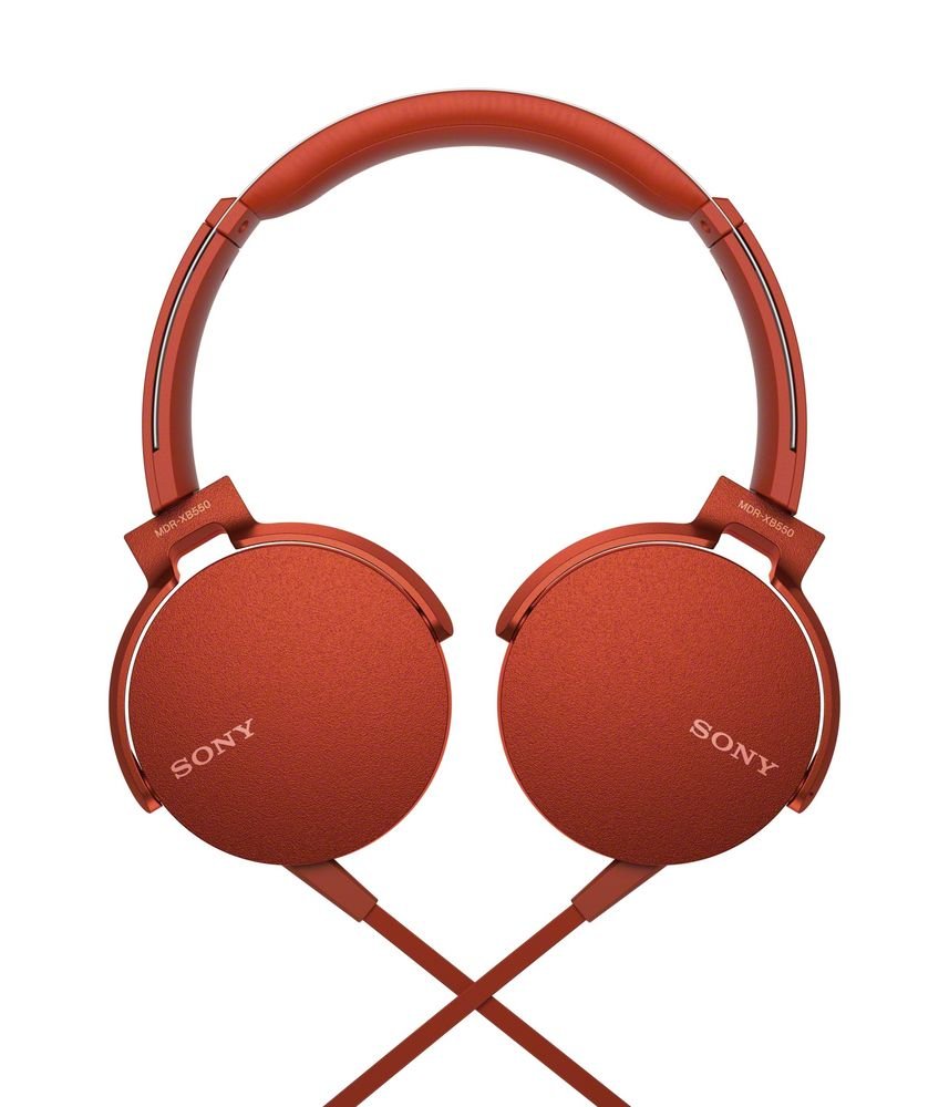 Наушники Sony XB-550, красные_2