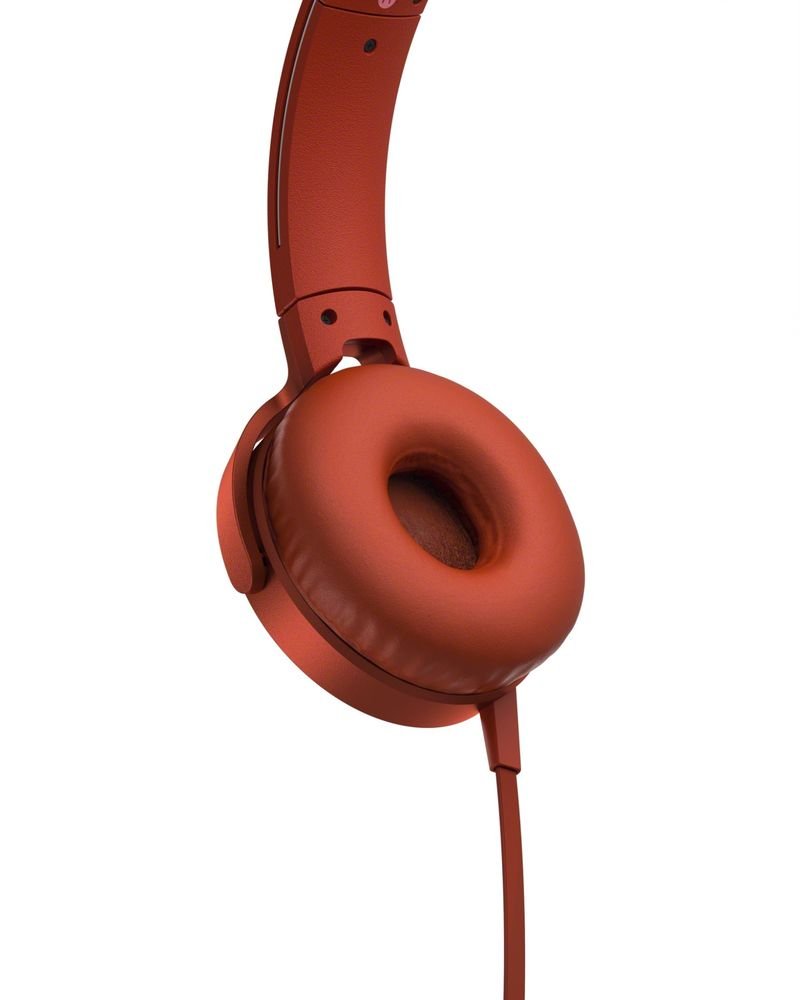 Наушники Sony XB-550, красные_4