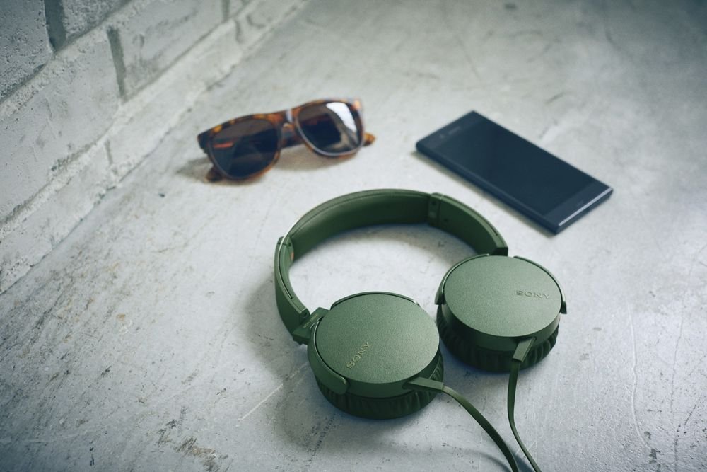 Наушники Sony XB-550, зеленые_3