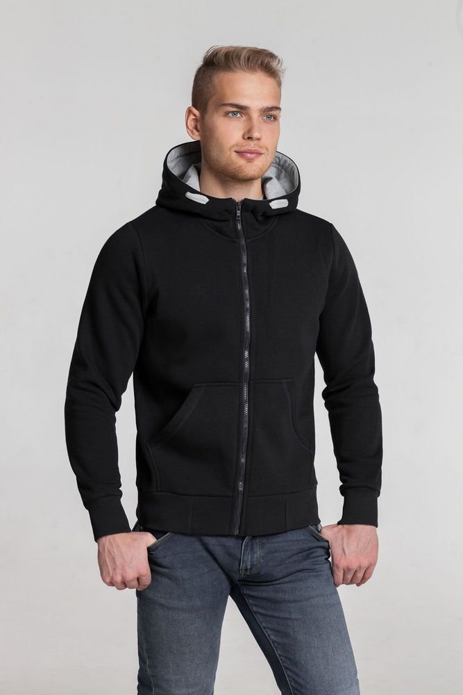 Толстовка Kulonga Heavy Zip, серый меланж_5