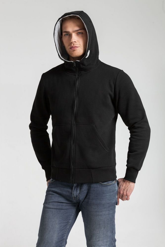 Толстовка Kulonga Heavy Zip, серый меланж_6