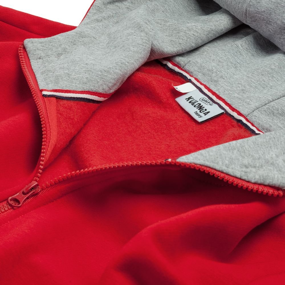 Толстовка Kulonga Heavy Zip, серый меланж_4