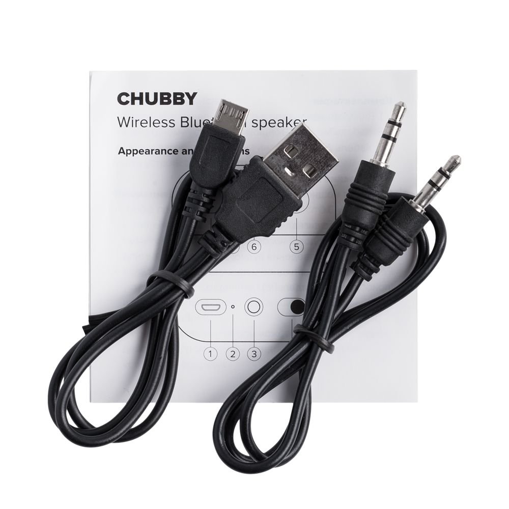 Беспроводная колонка Chubby, белая_6