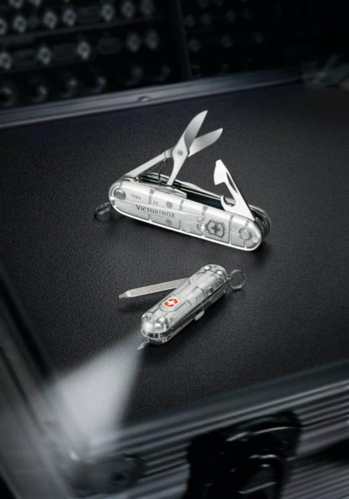 Офицерский нож Huntsman 91, прозрачный серебристый_1