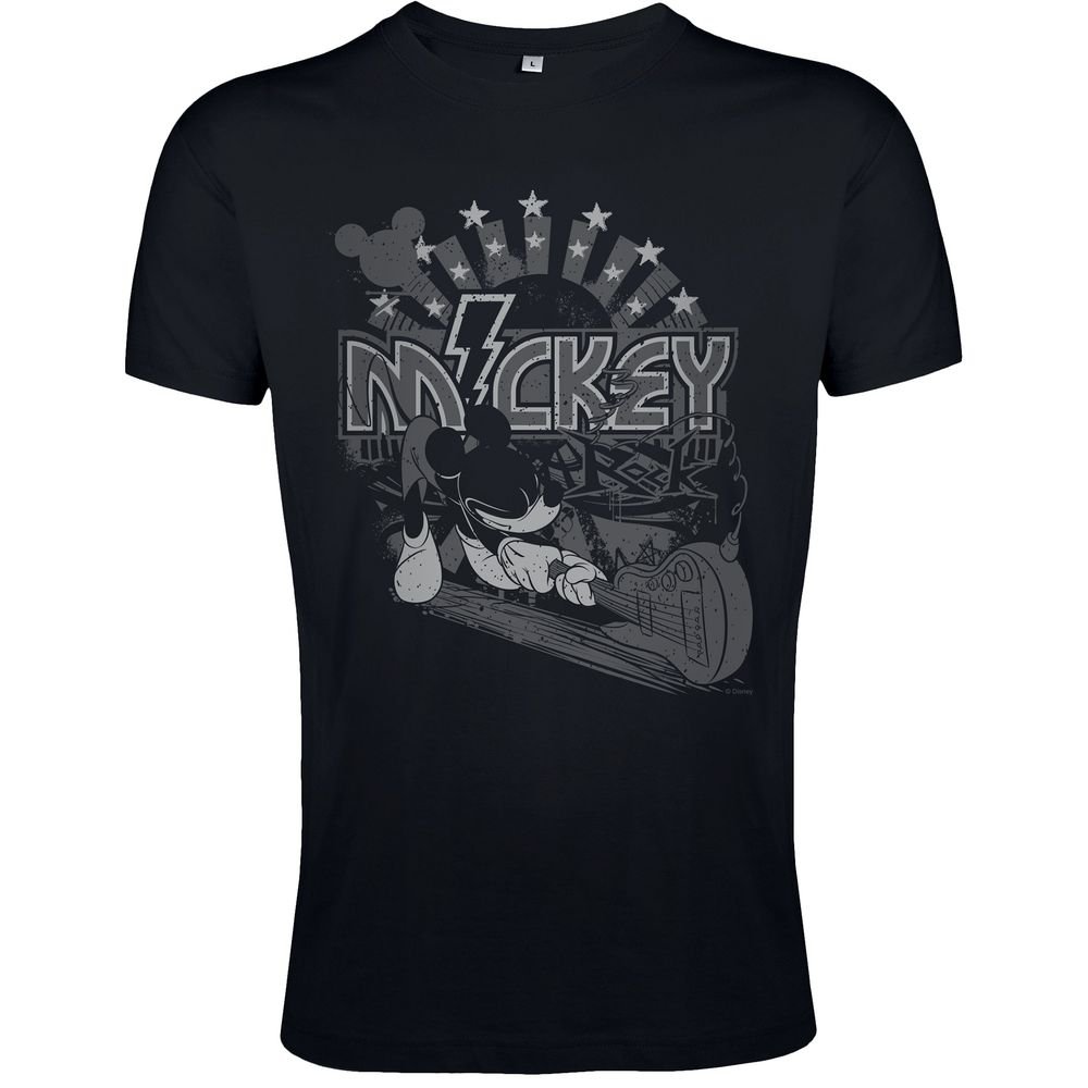 Футболка Rocker Mickey, черная_1