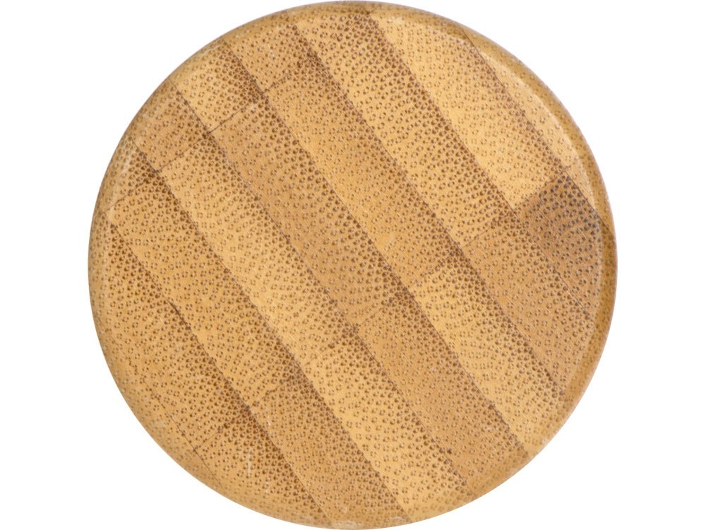 Бутылка из переработанного пластика rPET Kato Bamboo с бамбуковой крышкой, 500 мл_4