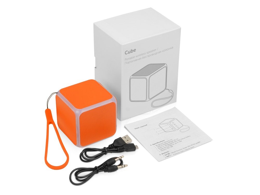 Портативная колонка Cube с подсветкой_8