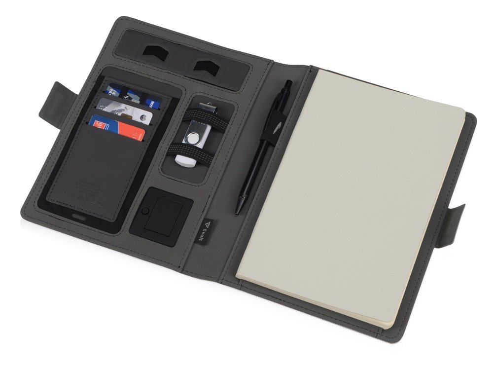 Органайзер с беспроводной зарядкой Powernote, 5000 mAh_2