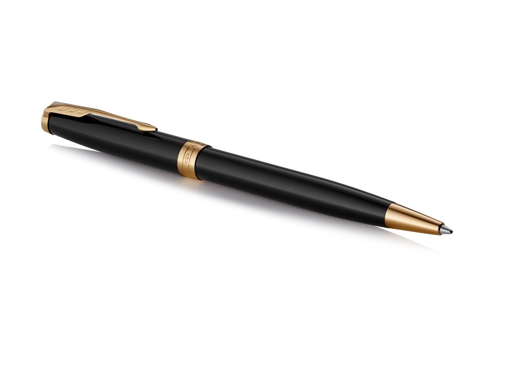 Ручка шариковая Parker Sonnet Core Black Lacquer GT_1