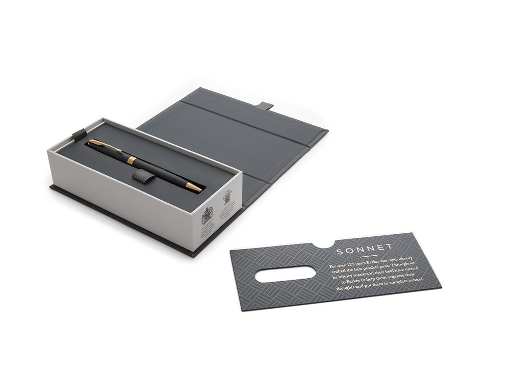 Ручка шариковая Parker Sonnet Core Matte Black GT_2