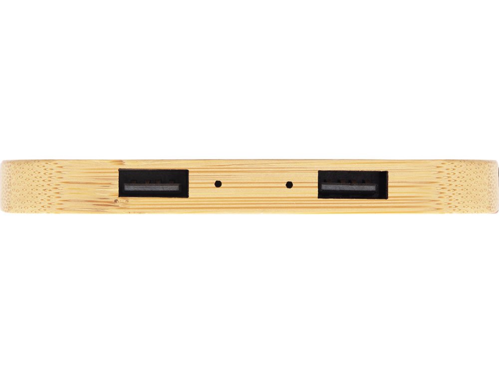 USB-хаб с беспроводной зарядкой из бамбука Plato, 5 Вт_4