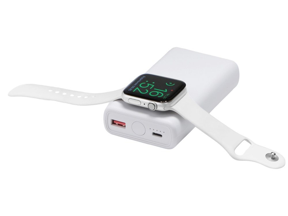 Внешний беспроводной аккумулятор 2-в-1 с функцией зарядки Apple Watch, QC/PD AtomIQ, 10000 мАч_10