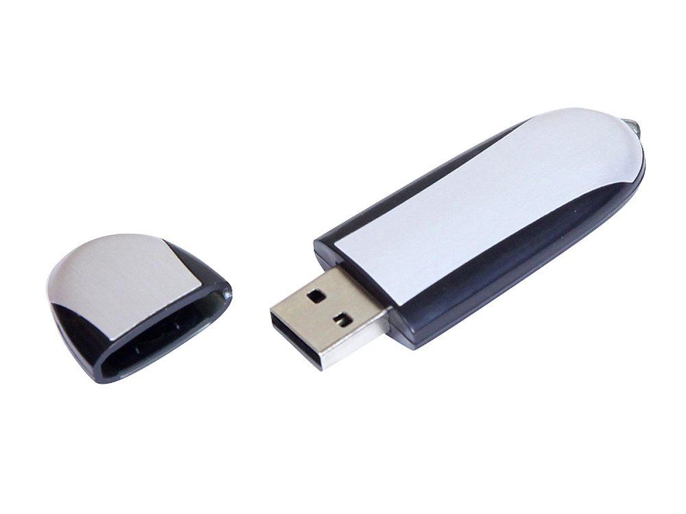 USB 2.0- флешка промо на 32 Гб овальной формы_1