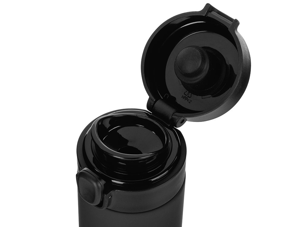 Вакуумная термокружка c кнопкой Guard, soft-touch, 400 мл_4
