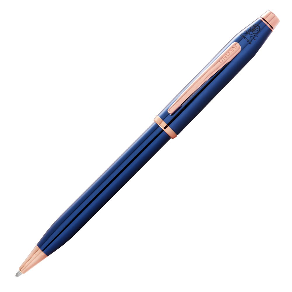 Шариковая ручка Cross Century II Translucent Cobalt Blue Lacquer_1