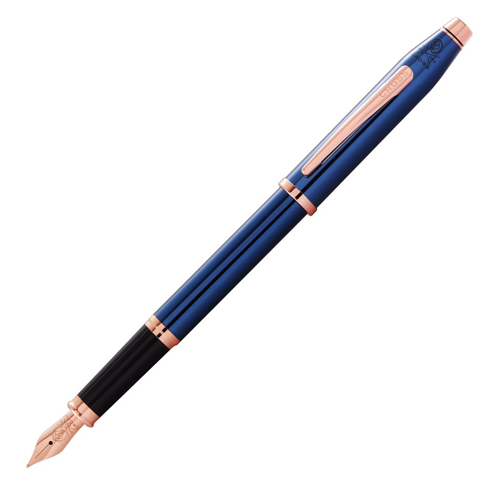 Перьевая ручка Cross Century II Translucent Cobalt Blue Lacquer, перо М_1