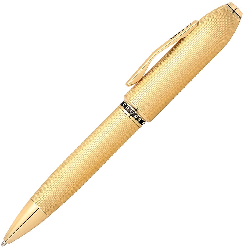 Шариковая ручка Cross Peerless 125. Цвет - золотистый_1