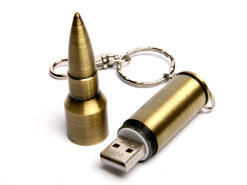 Bullet1 Флеш-накопитель в виде бронзовой пули от AK-47 , бронза_4