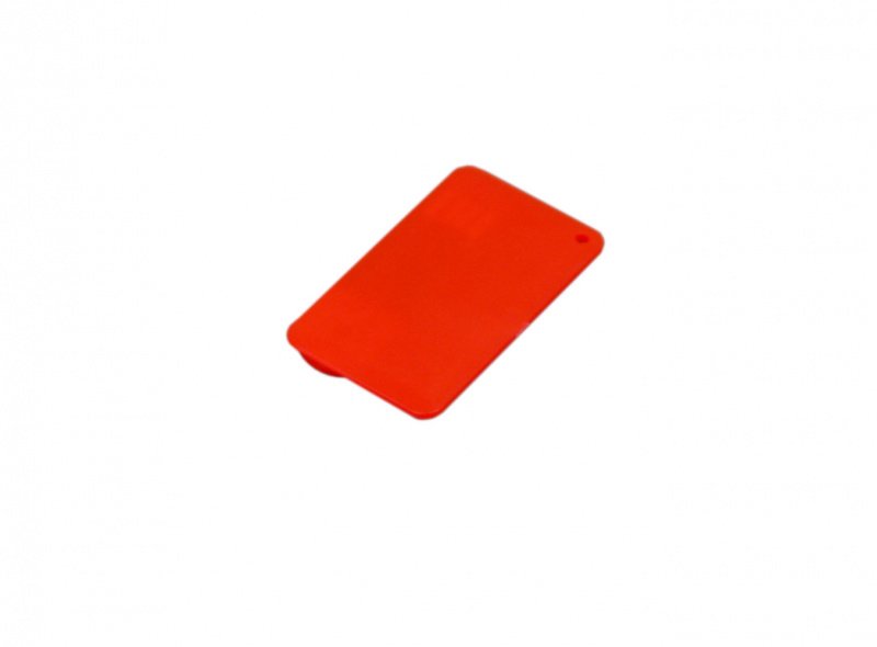 MINI_CARD1 Флеш-накопитель в виде пластиковой карточки, красный_4