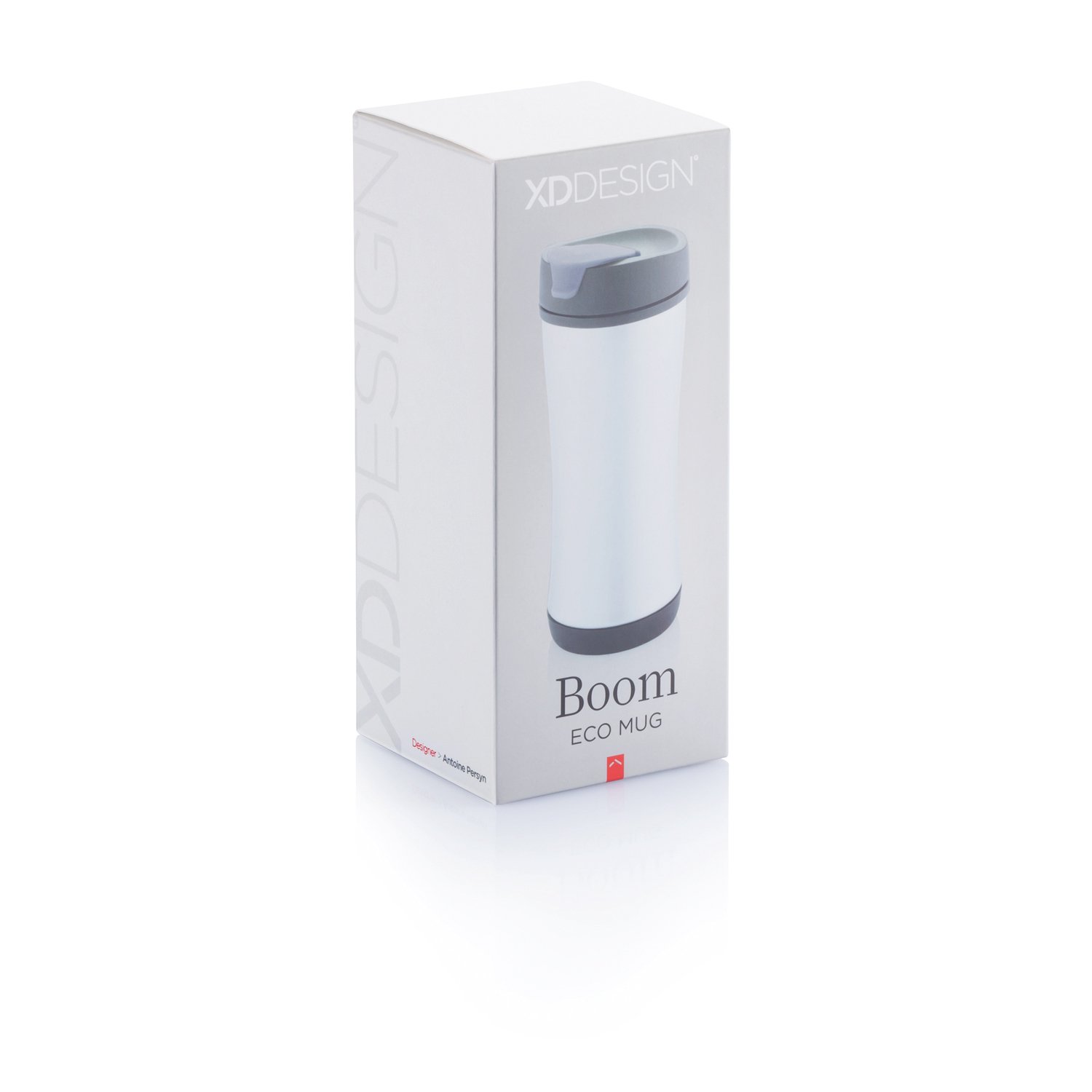 Экологичная термокружка Boom, 225 мл, серый_2