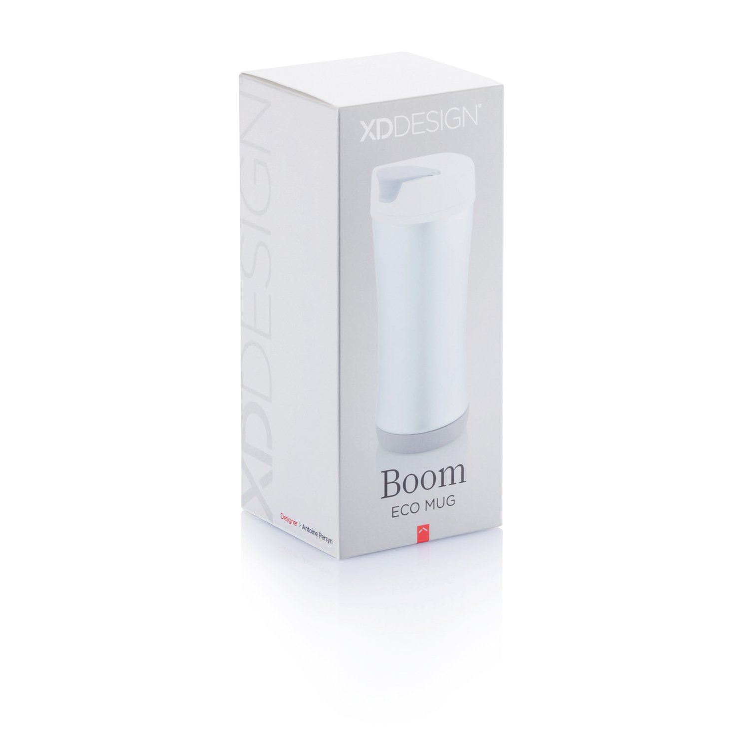 Экологичная термокружка Boom, 225 мл, белый_2