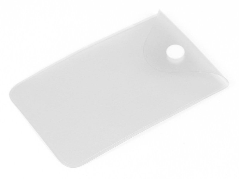 PVC прозрачный кармашек PVC, белый_3