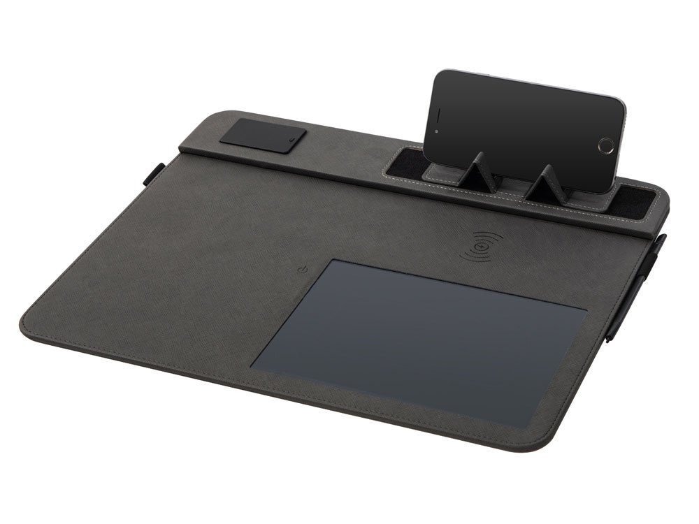 Многофункциональный коврик для мыши Multi Pad с беспроводной зарядкой и LCD экраном, 10 Вт_4