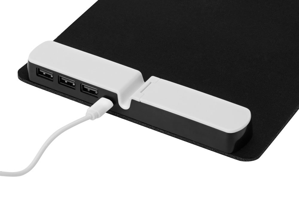 Коврик для мыши со встроенным USB-хабом Plug_3