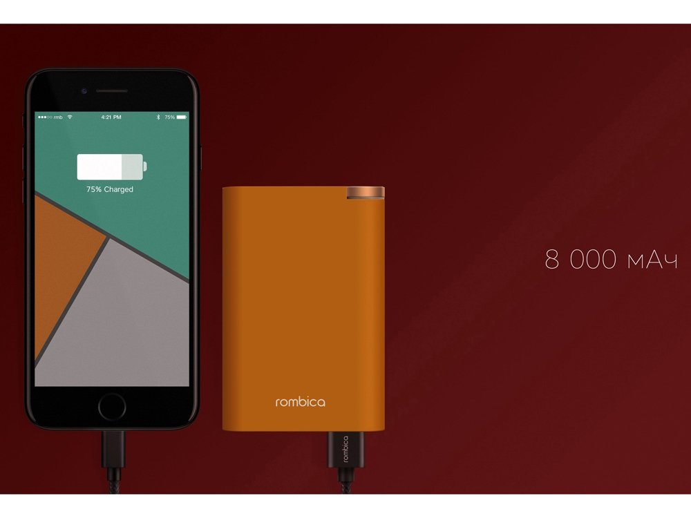 Внешний аккумулятор Neo Alfa Chocolate, 8000mAh_9