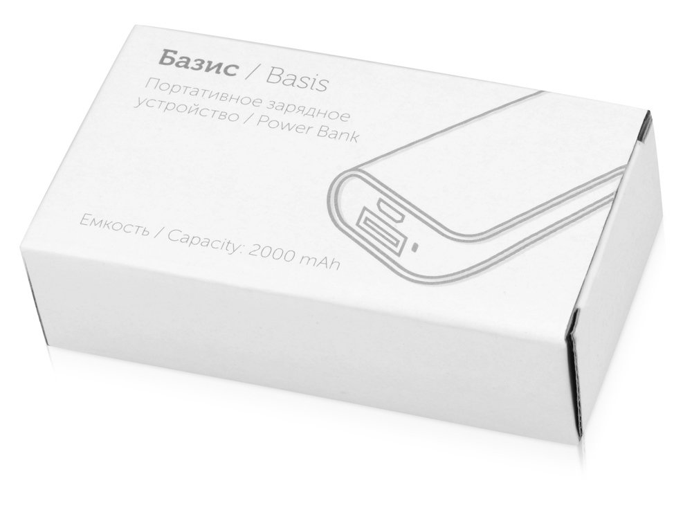 Портативное зарядное устройство Basis, 2000 mAh_3